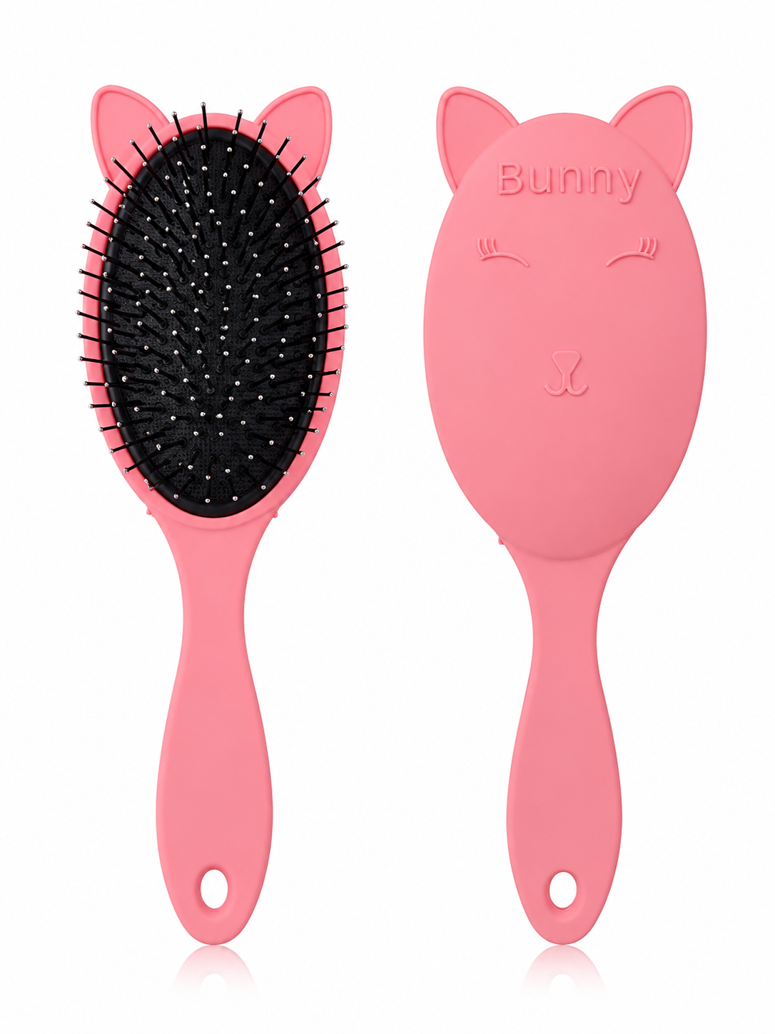 برس مو طرح خرگوش Bunny گلبهی | برس گره بازکن
