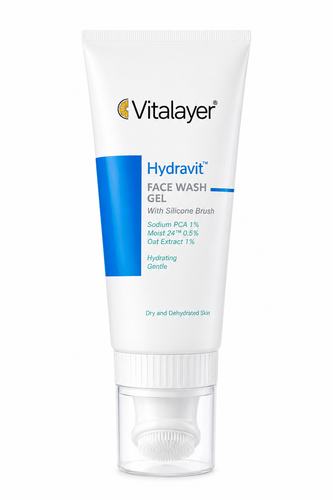 ژل شستشوی صورت ویتالیر مدل Hydravit حجم 200 میلیلیتر
