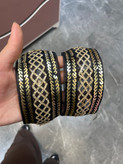 تل پهن سوزندوزی مشکی طلایی